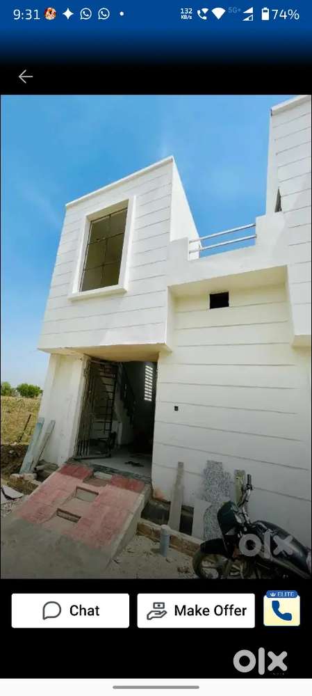 66gaj,2bhk ready to move house on sale near funcity