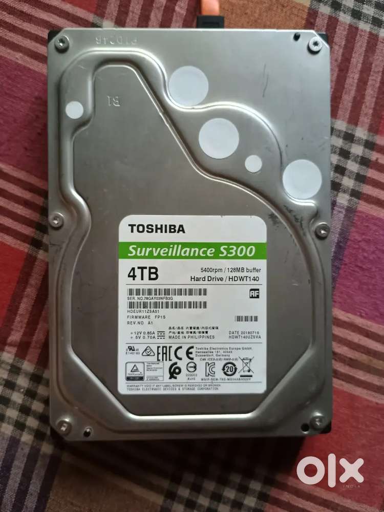 Toshiba 4tb hard drive