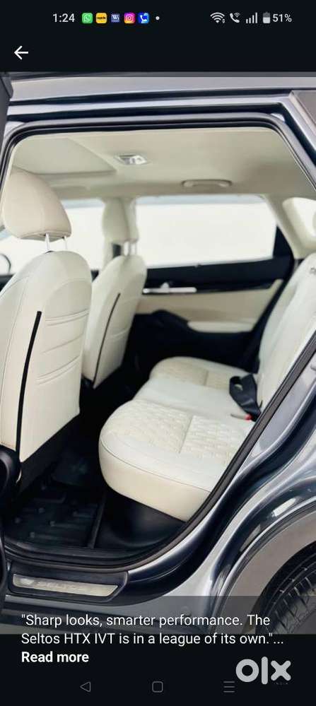 Kia Seltos 1.5 Htx At Petrol, 2022, Petrol