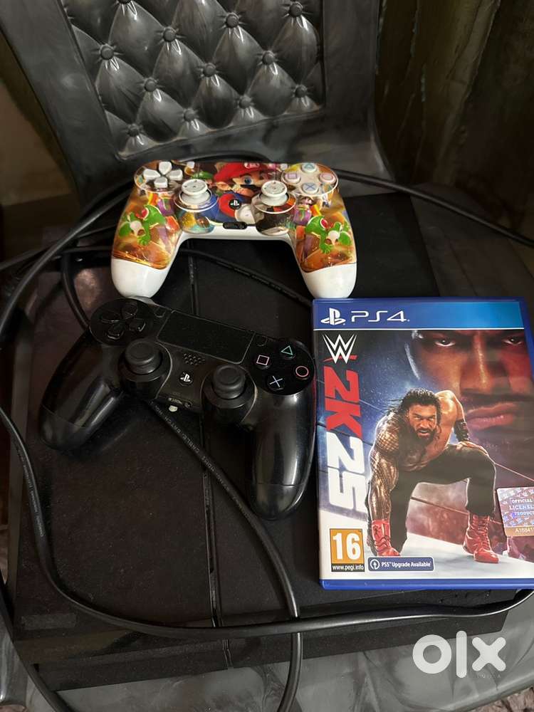 PS-4 || 1TB || wwe 2k 25 || mint condition