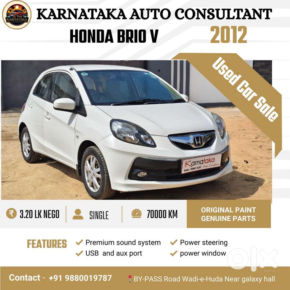 Honda Brio V Mt, 2012, Petrol
