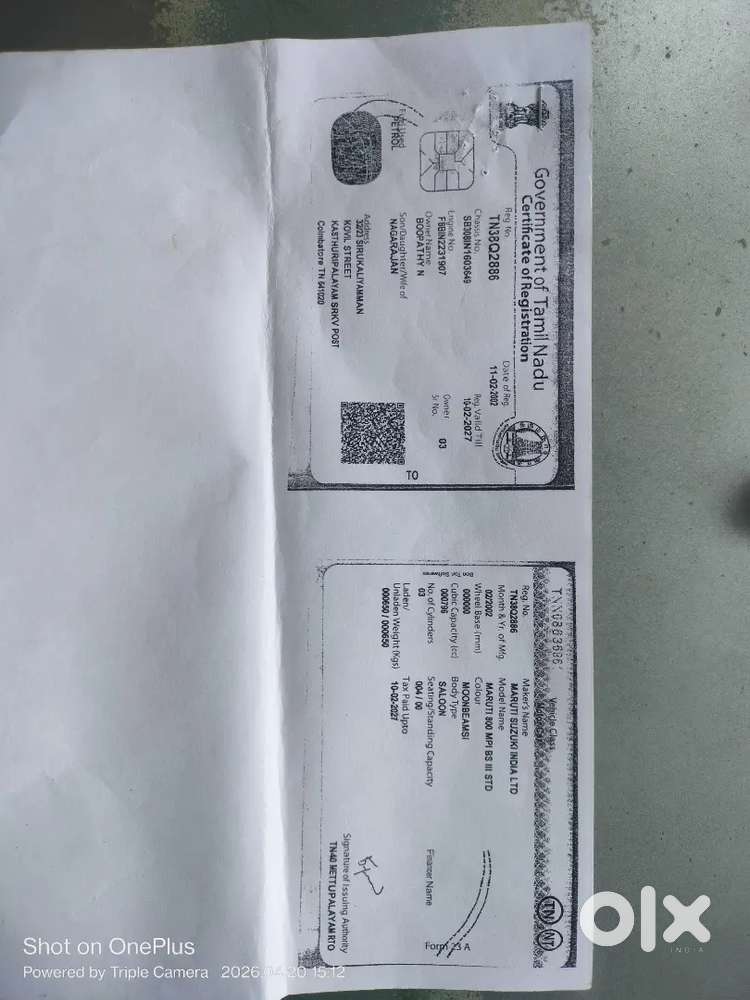 Maruti Suzuki 800 2002