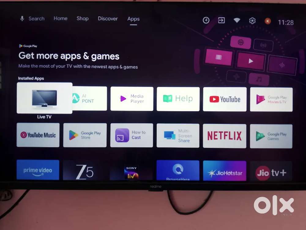 Realme smart tv 32 inch good condition