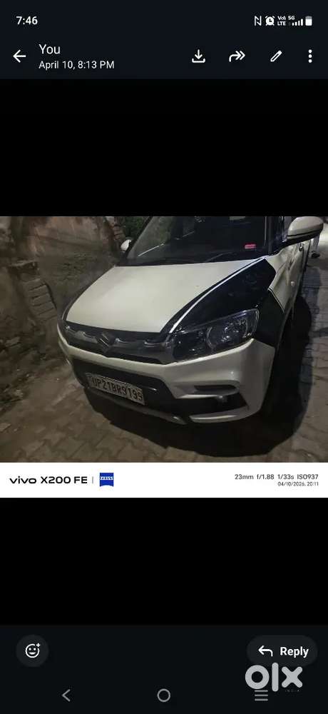 Vitara Brezza Vdi  White Colour  New Ready To Go