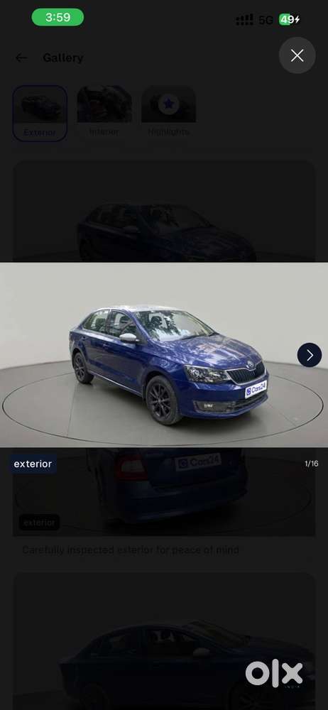 Skoda Rapid Tsi 2021 Petrol Car