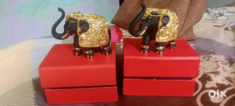 Royal elephant showpiece 2 Pc,s