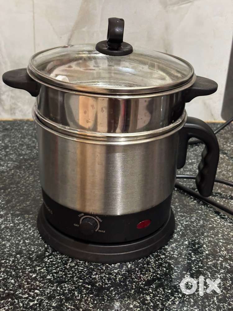 Electric multi-kettle, hair styler, laptop riser, bean bag