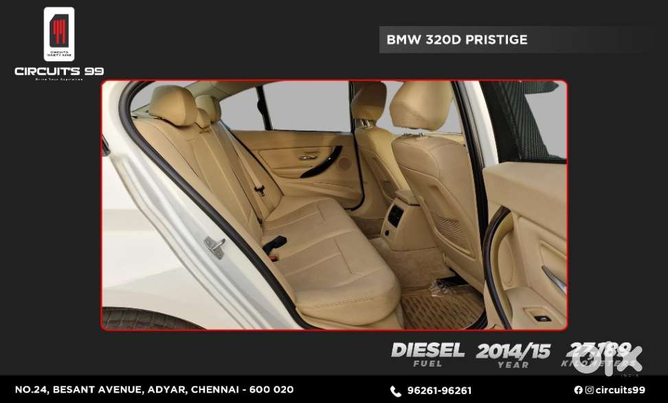 Bmw 3 Series 320d Sedan, 2014, Diesel