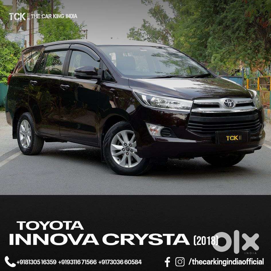 Toyota Innova Crysta 2.4 G Mt, 2018, Diesel