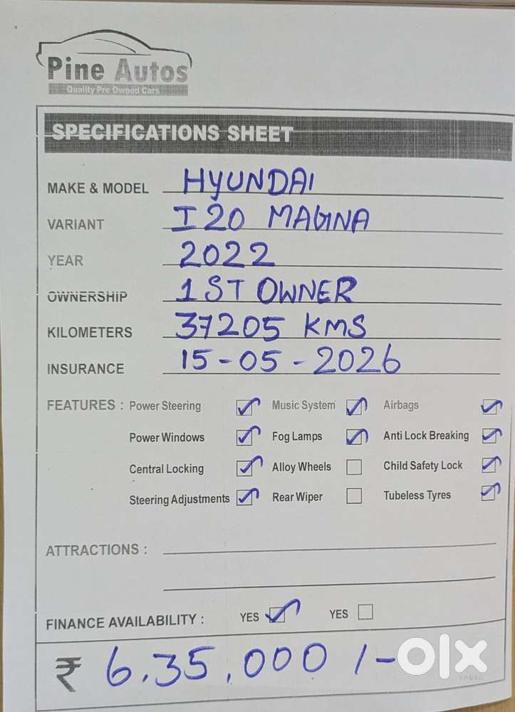 Hyundai Elite I20 Magna Plus, 2022, Petrol