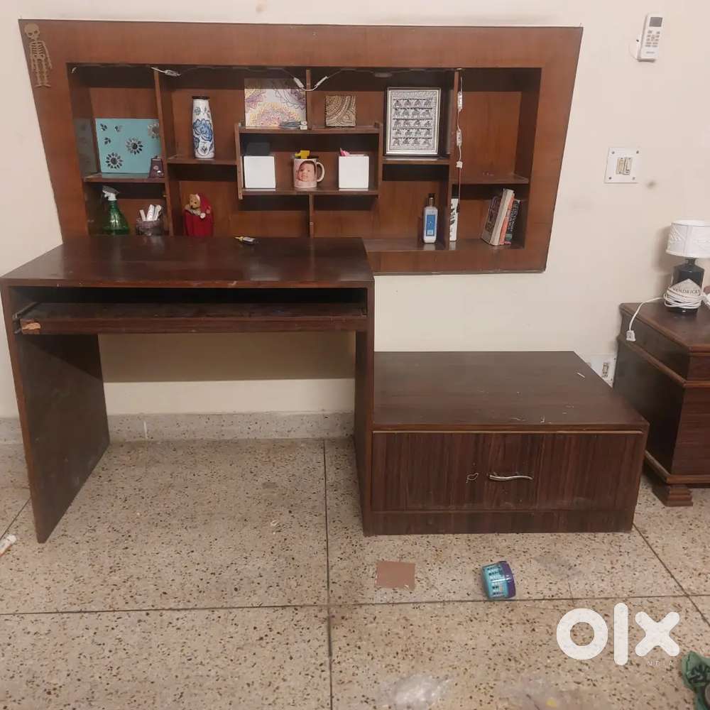 Study table with drawer beautiful table Beds & Wardrobes 1753980565