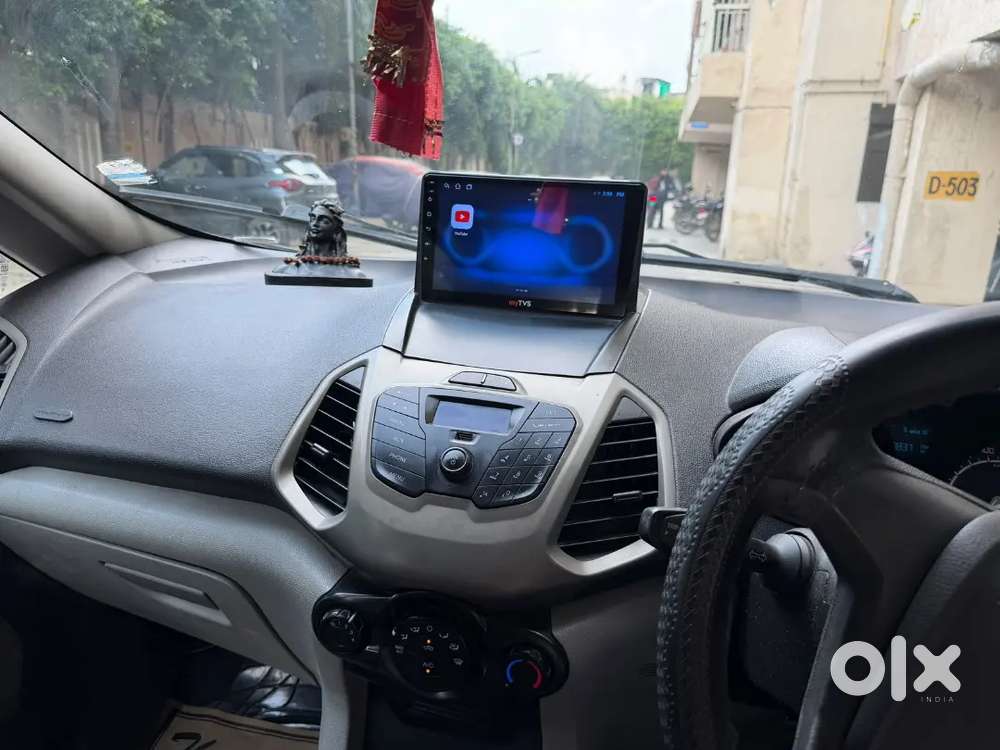 Good Condition Black Ford Ecosport Cng Fiitted