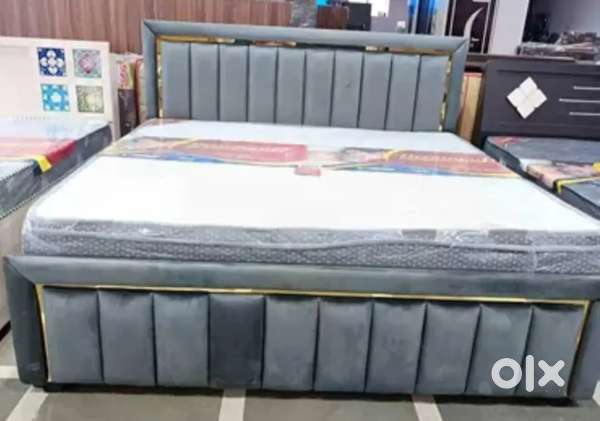 Saturday price- Double bed with box 6990/- Emi also available