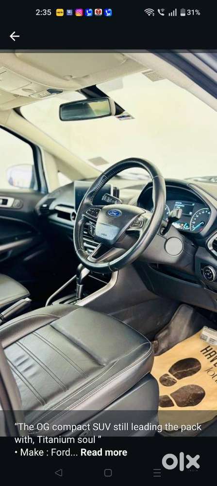 Ford Ecosport 1.5 Petrol Titanium Plus At, 2019, Petrol