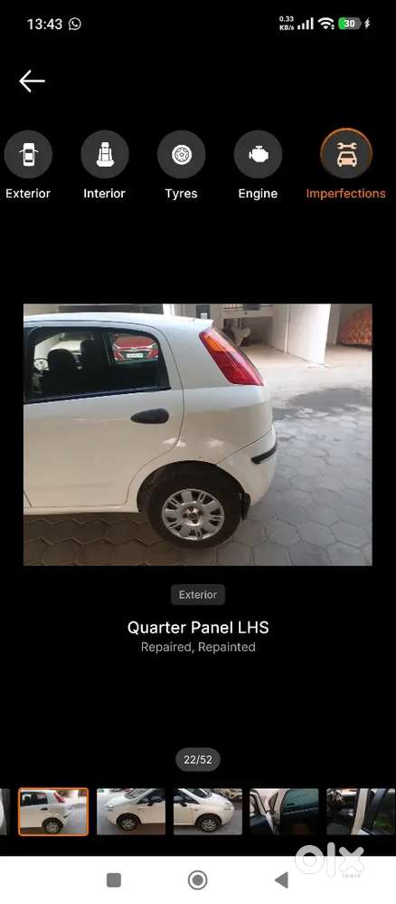 Fiat Grande Punto 2011 Petrol 65000 Km Driven