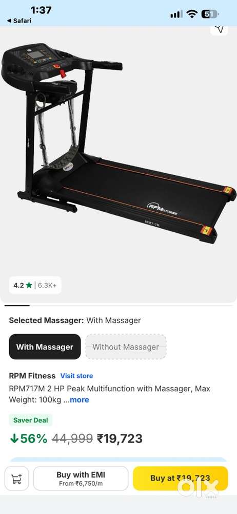Treadmill - RPM Fitness