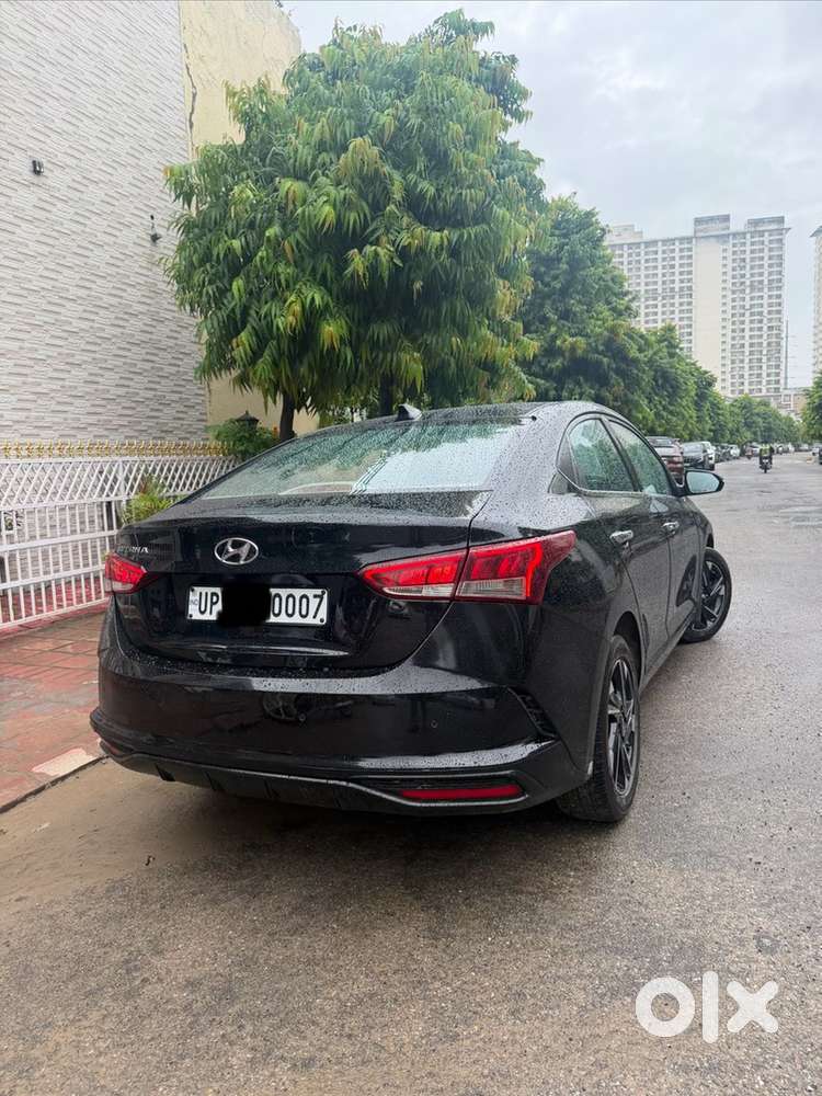 Hyundai Verna Diesel Manual 2022 Black Colour With Piad Vip No - 0007