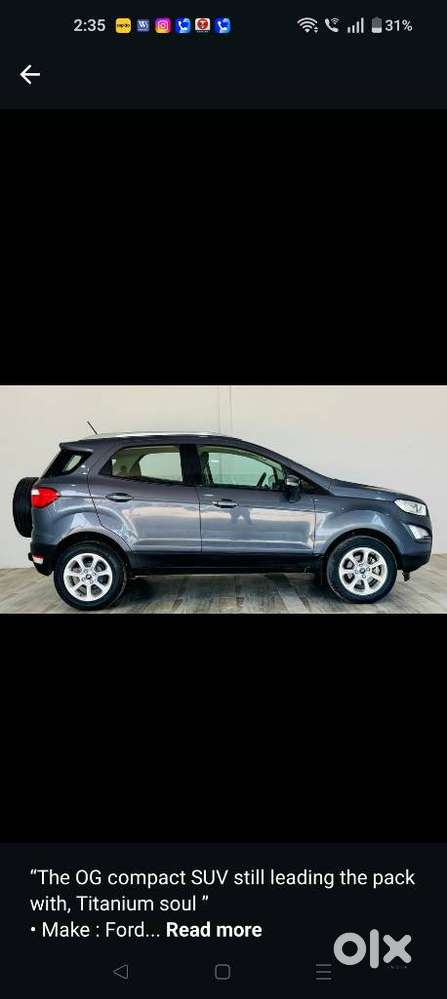 Ford Ecosport 1.5 Petrol Titanium Plus At, 2019, Petrol