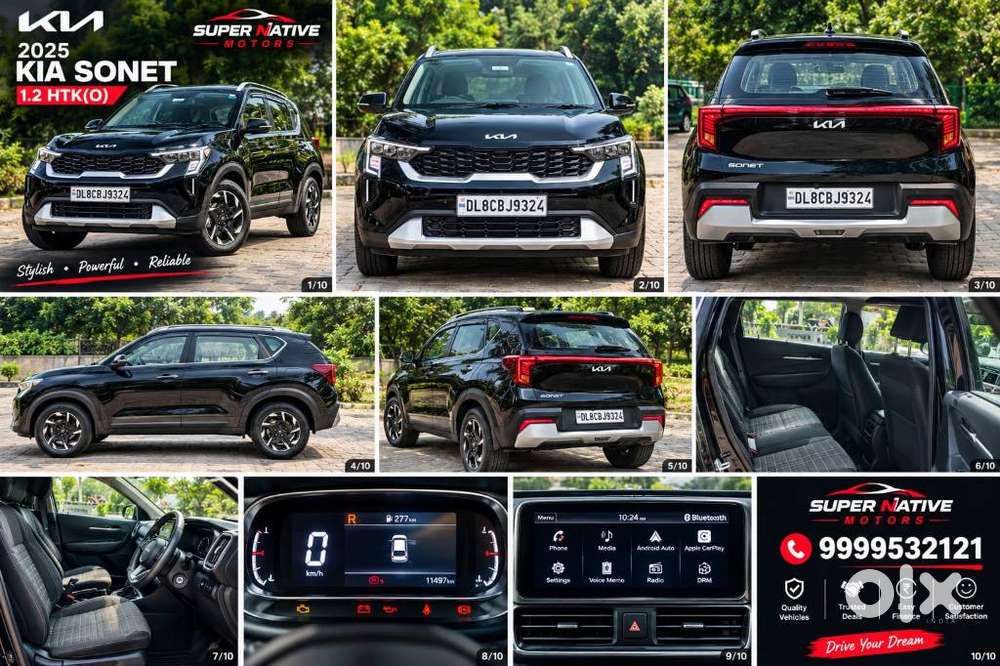 Kia Sonet G 1.2 5mt Htk(o), 2025, Petrol