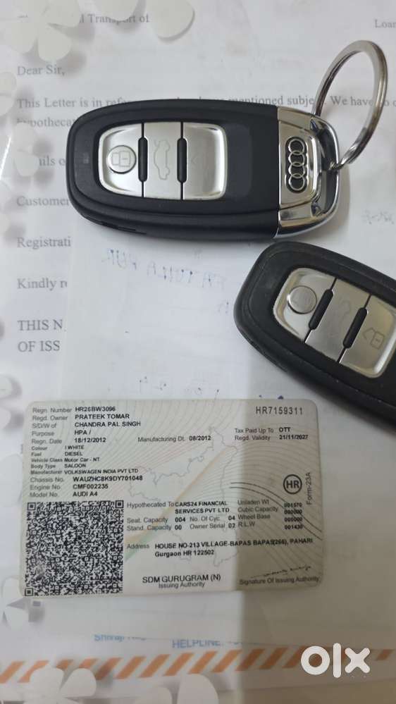 Audi A4 2.0 Tdi (177bhp) Premium Plus, 2012, Diesel