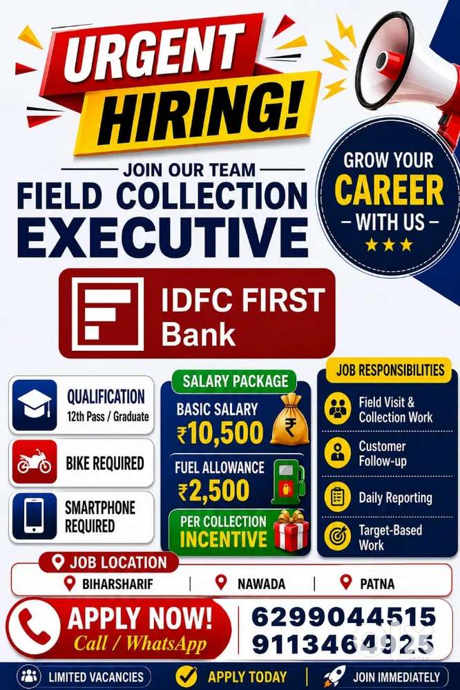 IDFC first Bank personal lone business lone