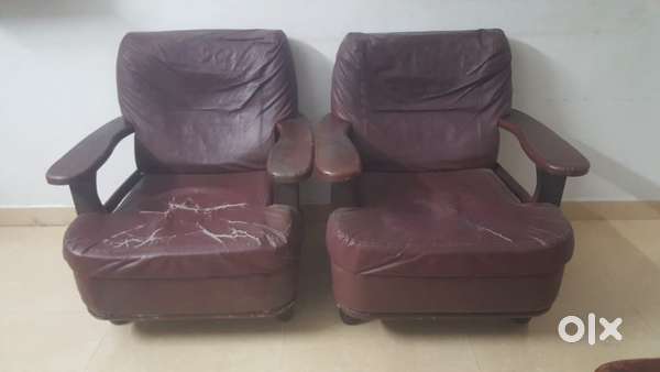Sofa set browun coller