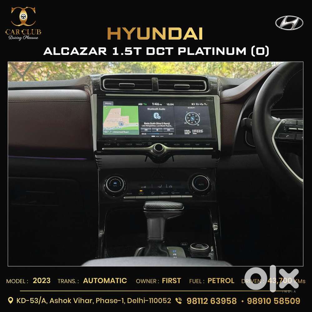 Hyundai Alcazar Platinum (o) 7 Str 1.5 Petrol Dct, 2023, Petrol