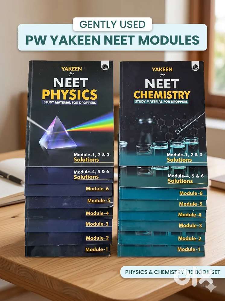 PW Yakeen NEET Droppers Physics & Chemistry Modules (16 Books Set)
