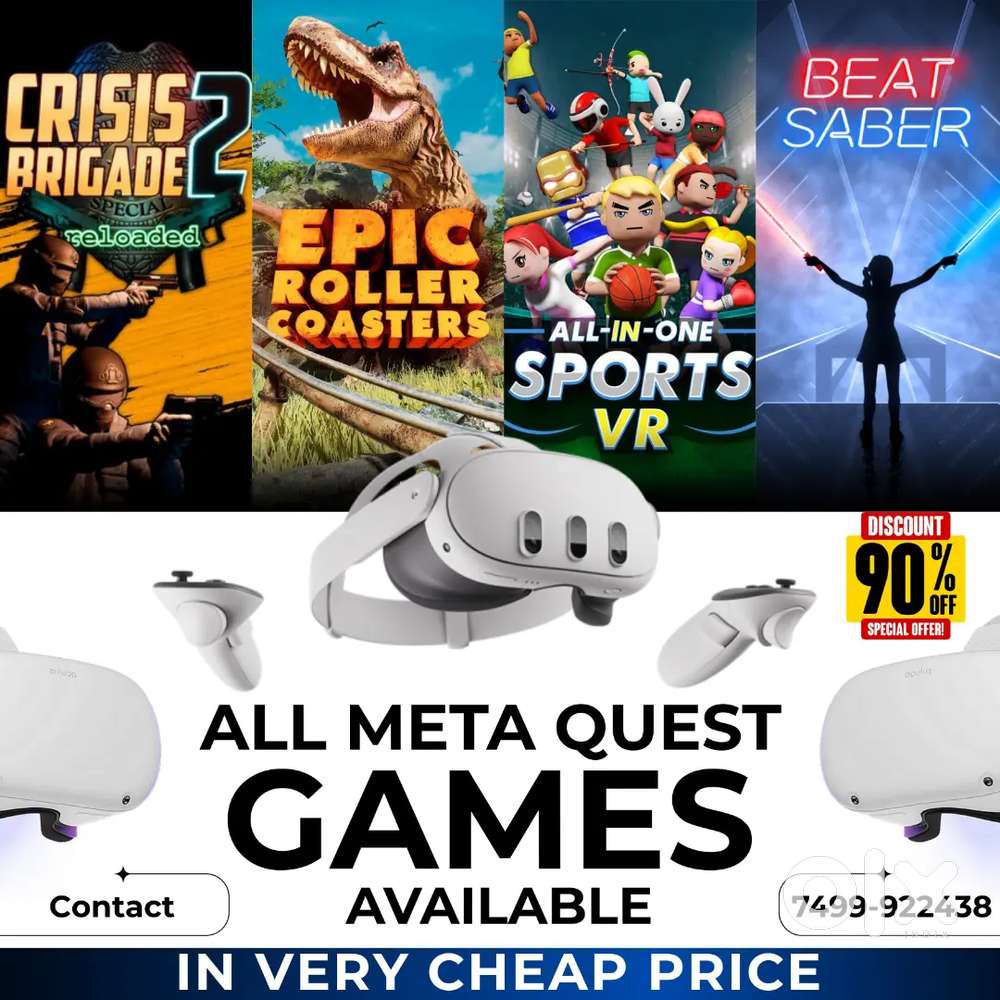 B4t Games Epic Roller Coasters Vr Vr Headset Epic Roller Coasters Oculus  Oculus Quest Epic Roller, image size:1000x1000