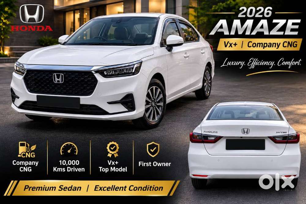 Honda Amaze Vx 1.2 Petrol Mt, 2026, Cng & Hybrids