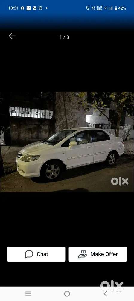 Honda City Zx 20008 Petrol 100000 Km Driven