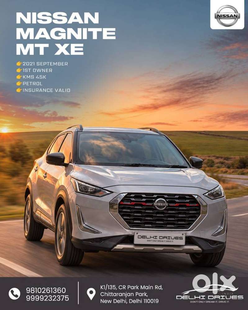 Nissan Magnite 1.0 Xe, 2021, Petrol
