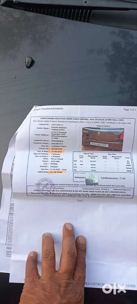 Maruti Suzuki Alto 2016 Petrol Manual