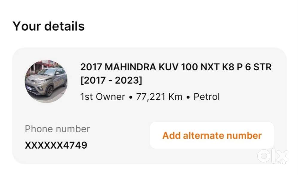Mahindra Kuv100 Nxt 2017
