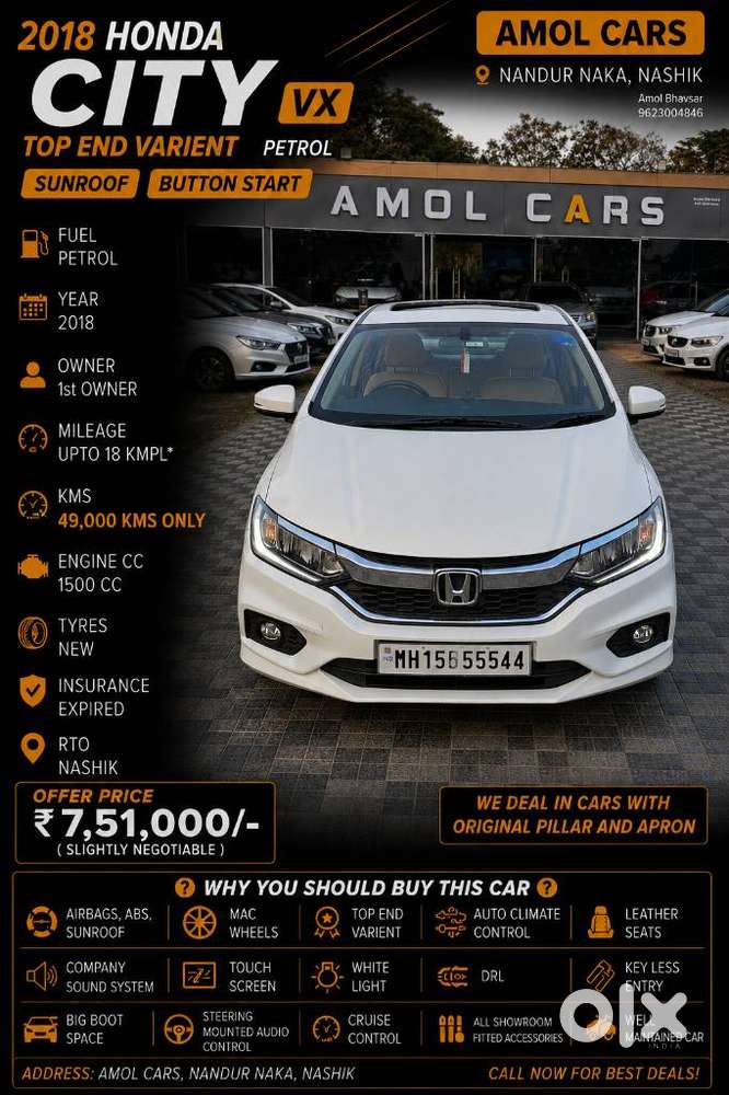 Honda City 1.5 Vx I-dtec Mt, 2018, Diesel