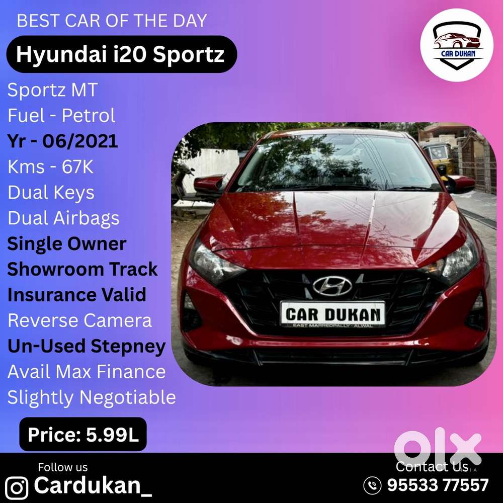Hyundai Elite I20 [2018-2020] 1.2 Sportz, 2021, Petrol