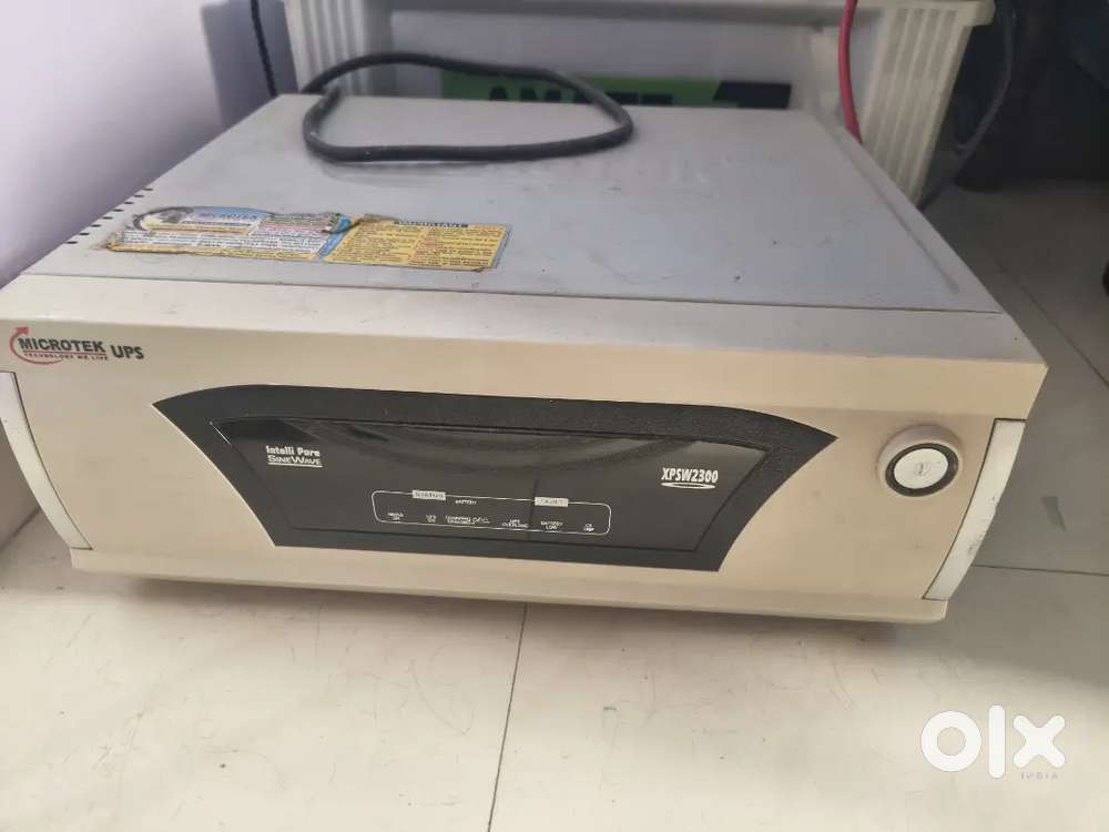 2 Amaze Tubular Batteries + Microtek XPSW2300 Inverter &ndash; Used 1