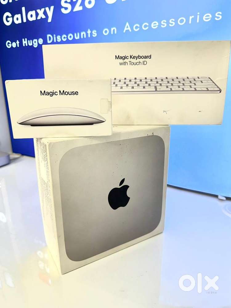 Mac Mini M2 With Magic Keyboard + Magic Mouse + 32” Curved Monitor