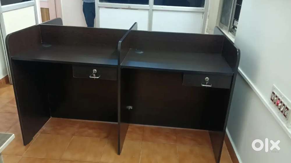 Office wooden table, workstation table, md table, cupboard customized
