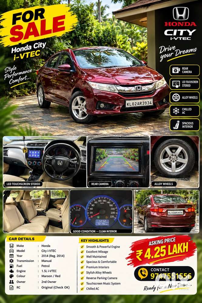 Honda City Petrol 2014
