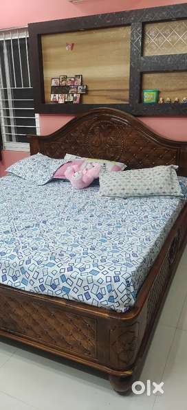 Sagwan wood bed old olx sales