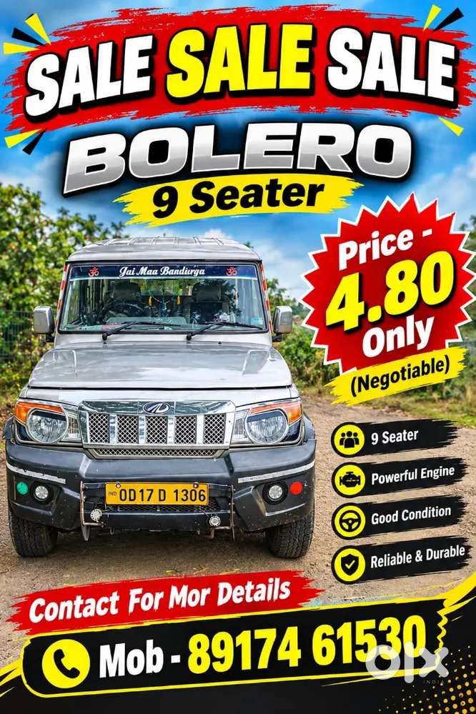 Mahindra Bolero 2.5 Xl 9 Str  2014 .