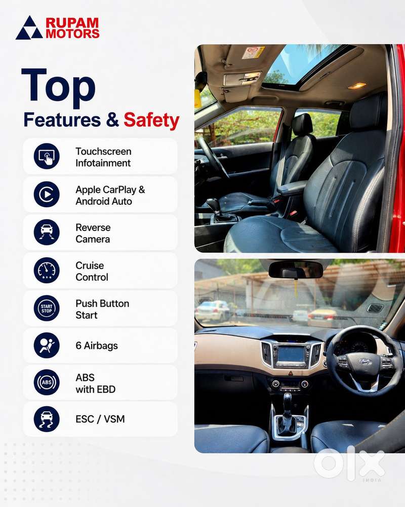 Hyundai Creta 1.6 Sx Plus Petrol At, 2019, Petrol