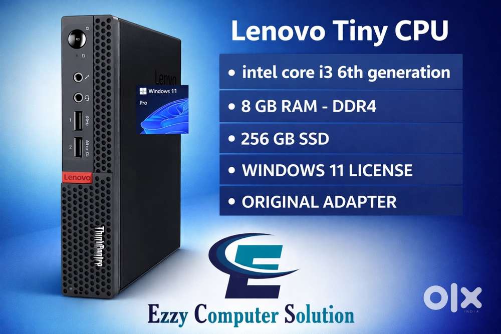 Lenovo TINY CPU intel core i3 6th generation windows 11