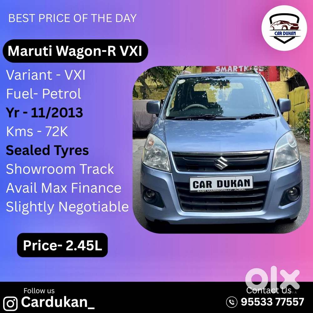 Maruti Suzuki Wagon R Vxi, 2013, Petrol