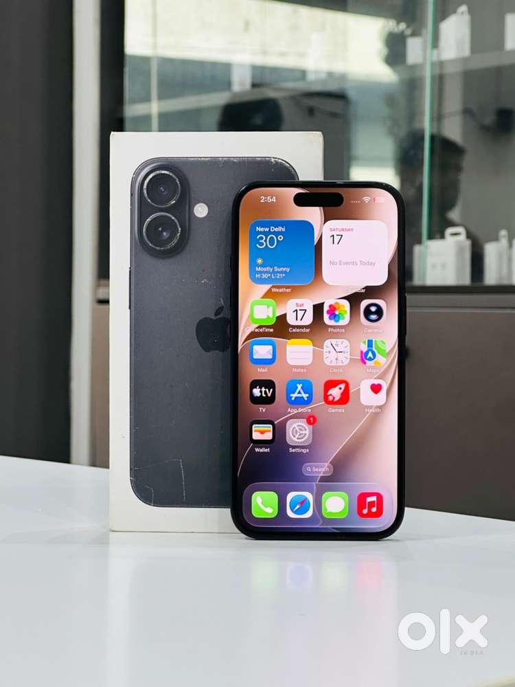 Iphone 16-256Gb Black bill 6 Months Warranty Available