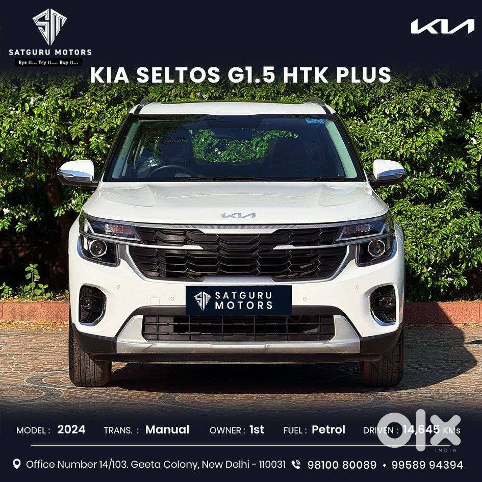 Kia Seltos Htk Plus G, 2024, Petrol