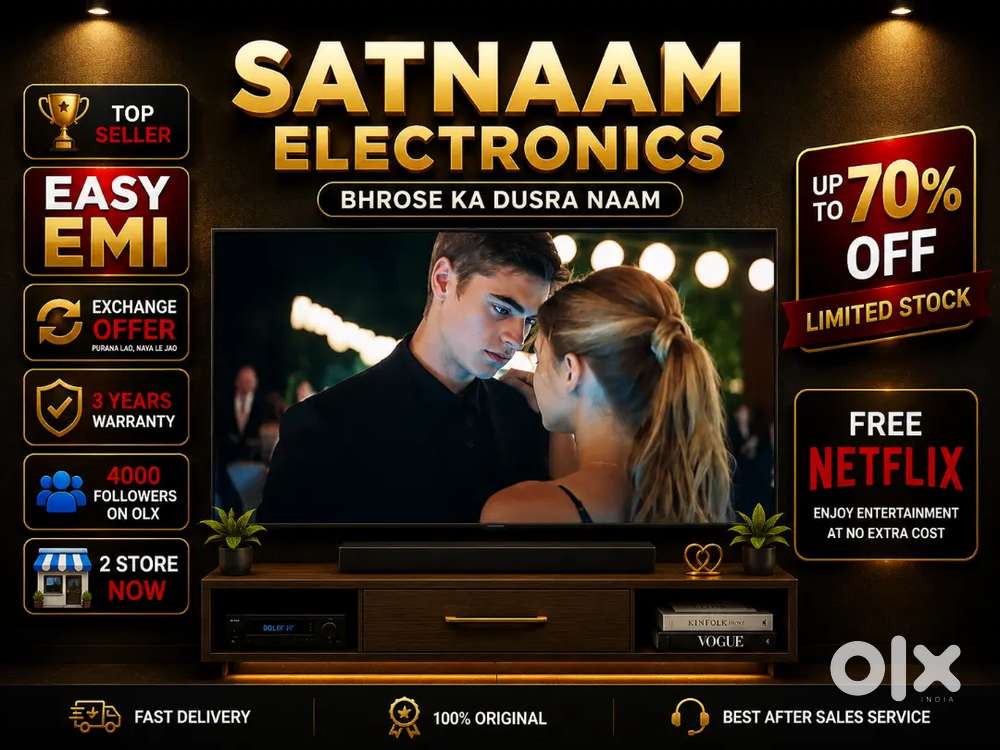 43 Q-LED TV 3 YEARS WARRANTY EXCHANGE OFFER 3 YEARS WARRANTY