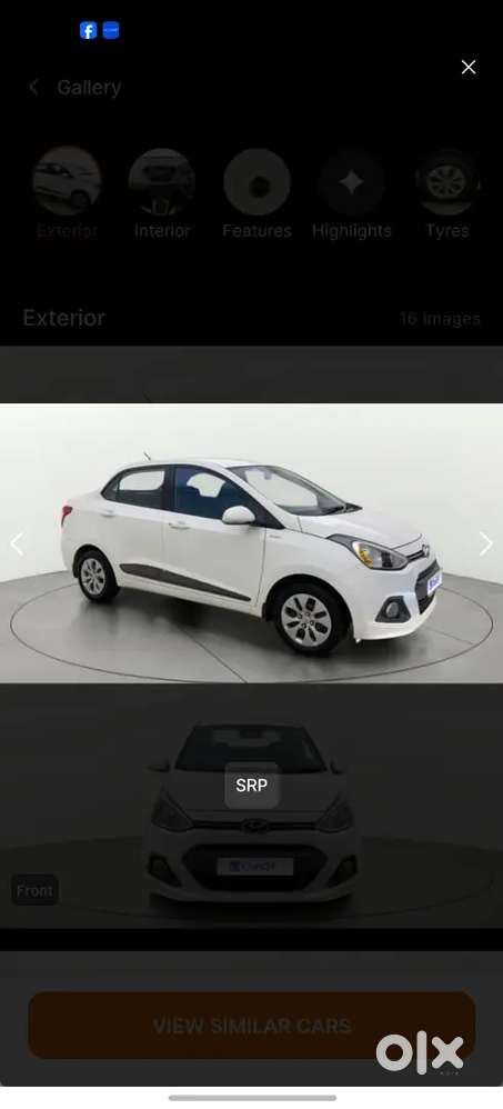 Hyundai Xcent 2015 Petrol 77400 Km Driven