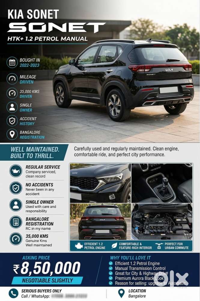 Kia Sonet 2022 Petrol